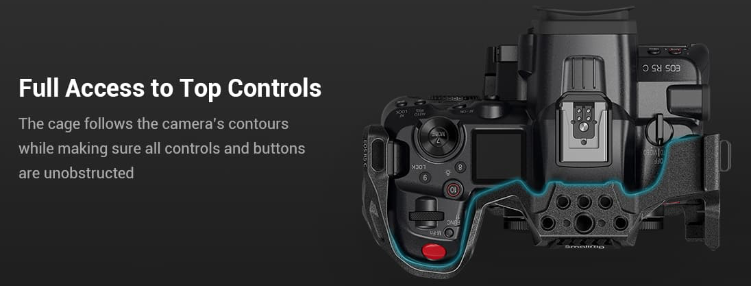 SmallRig 3891 “Black Mamba” Handheld Kit do Canon EOS R5C
