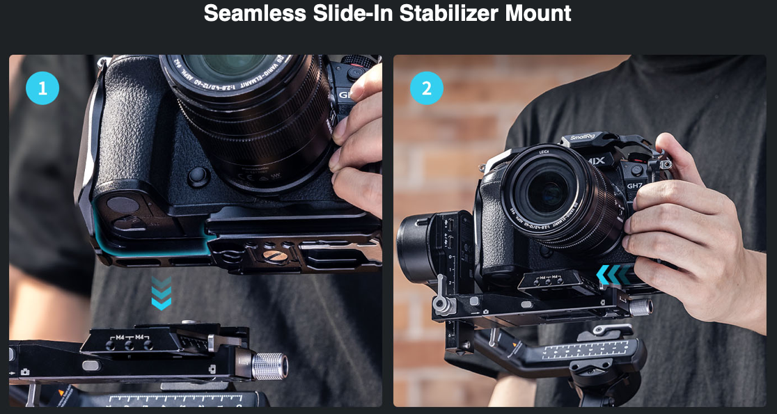 Klatka SmallRig 4824 HawkLock Quick Release Cage for Panasonic Lumix GH7 / GH6