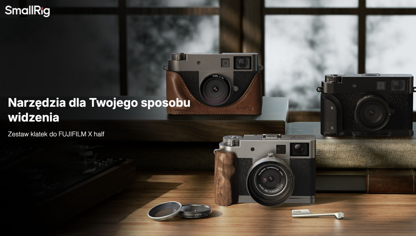 Smallrig 5218 Zestaw skórzanego etui do FUJIFILM X half - Brązowy