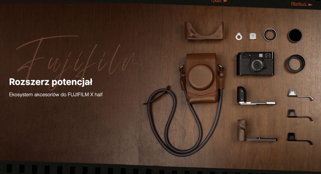 Smallrig 5218 Zestaw skórzanego etui do FUJIFILM X half - Brązowy