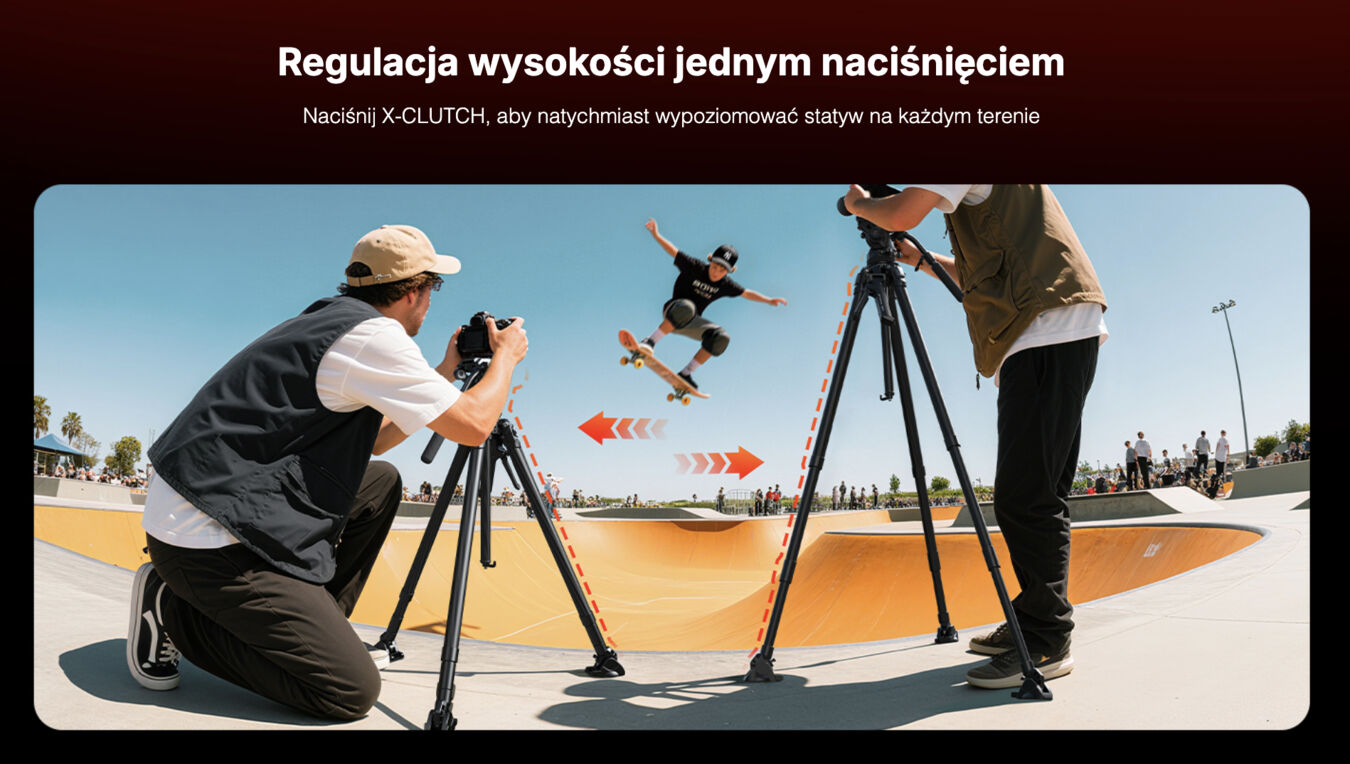 Statyw SmallRig 5755 X Potato Jet TRIBEX Carbon II Tripod Kit