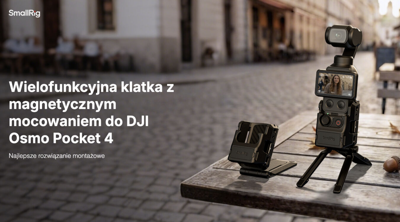 SmallRig 6003 klatka z płytką magnetyczna do DJI Osmo Pocket 4