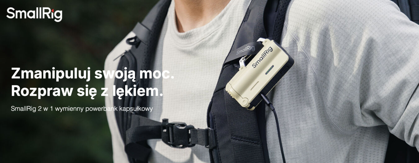 Zestaw SmallRig 6091 etui ładujące 2w1 ładowarka i powerbank 10000mAh