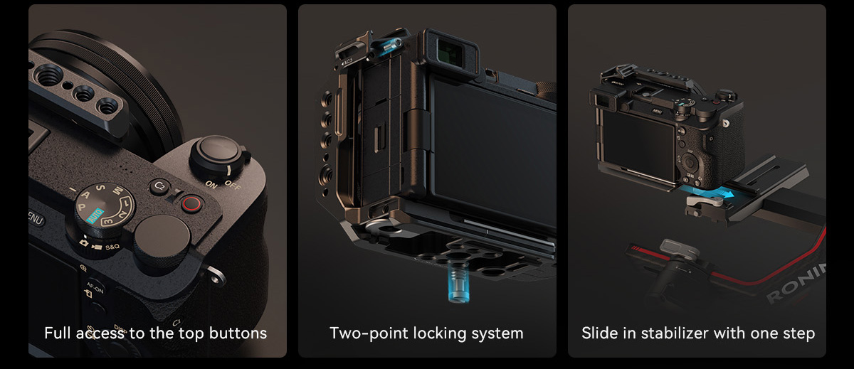 Półklatka SmallRig 4337 do Sony A6700 / A6600 / A6500 / A6400
