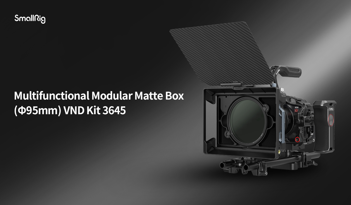 SmallRig 3645 Lightweight Multifunctional Modular Matte Box (95mm) VND Kit