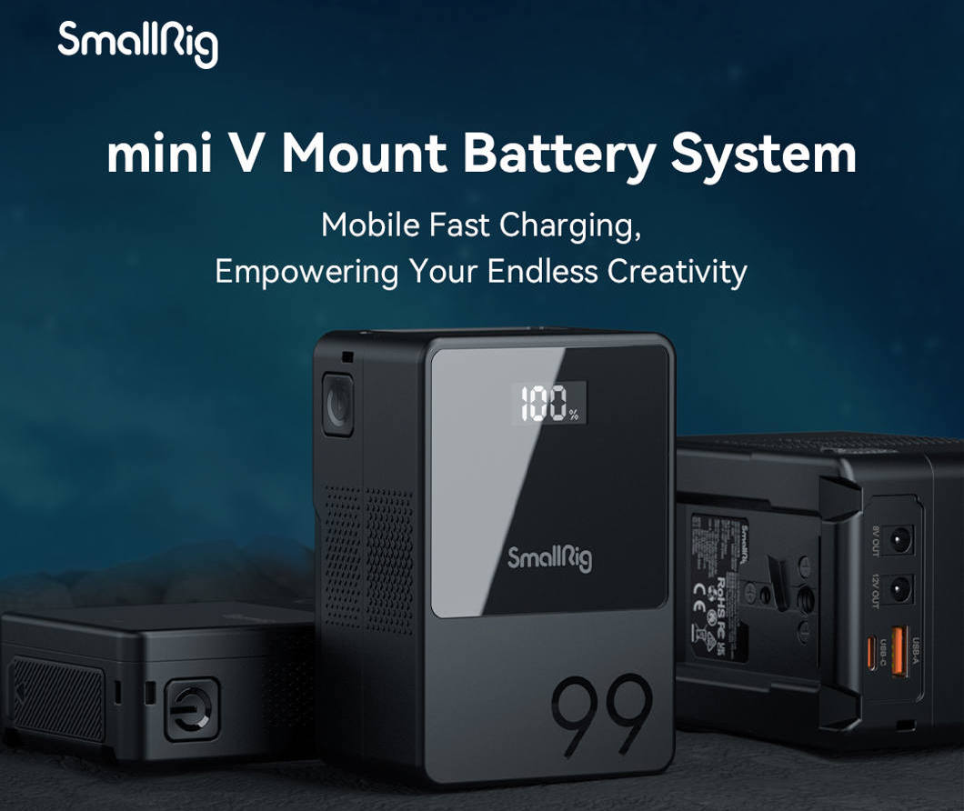 Akumulator V-mount mini battery SmallRig 3579B VB50