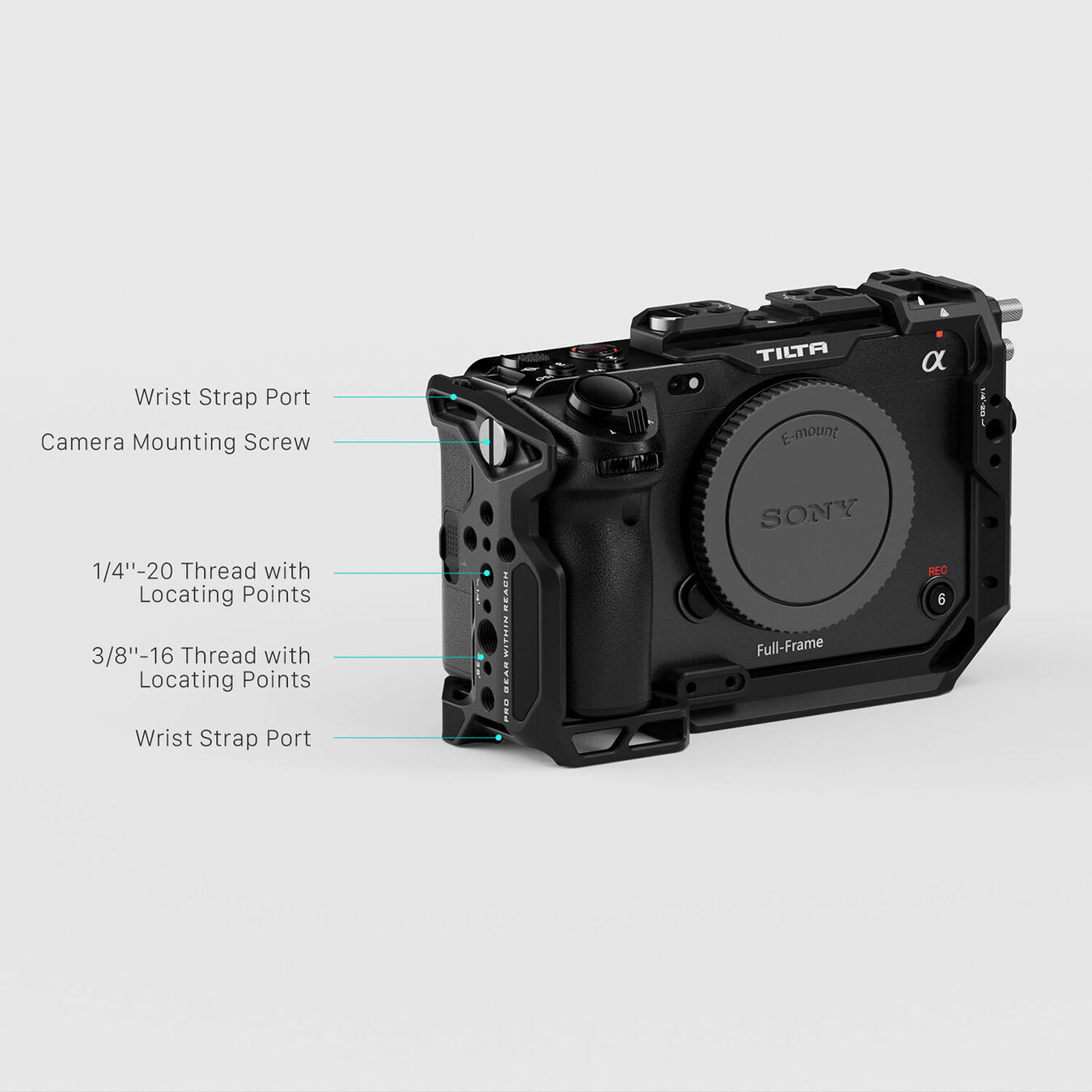 Klatka Tilta TA-T16-C-B Pro kit do Sony FX3 / FX30 V2