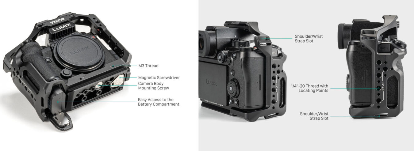 Klatka Tilta TA-T50-A-B do Panasonic S5 II/IIX Basic Kit - Black