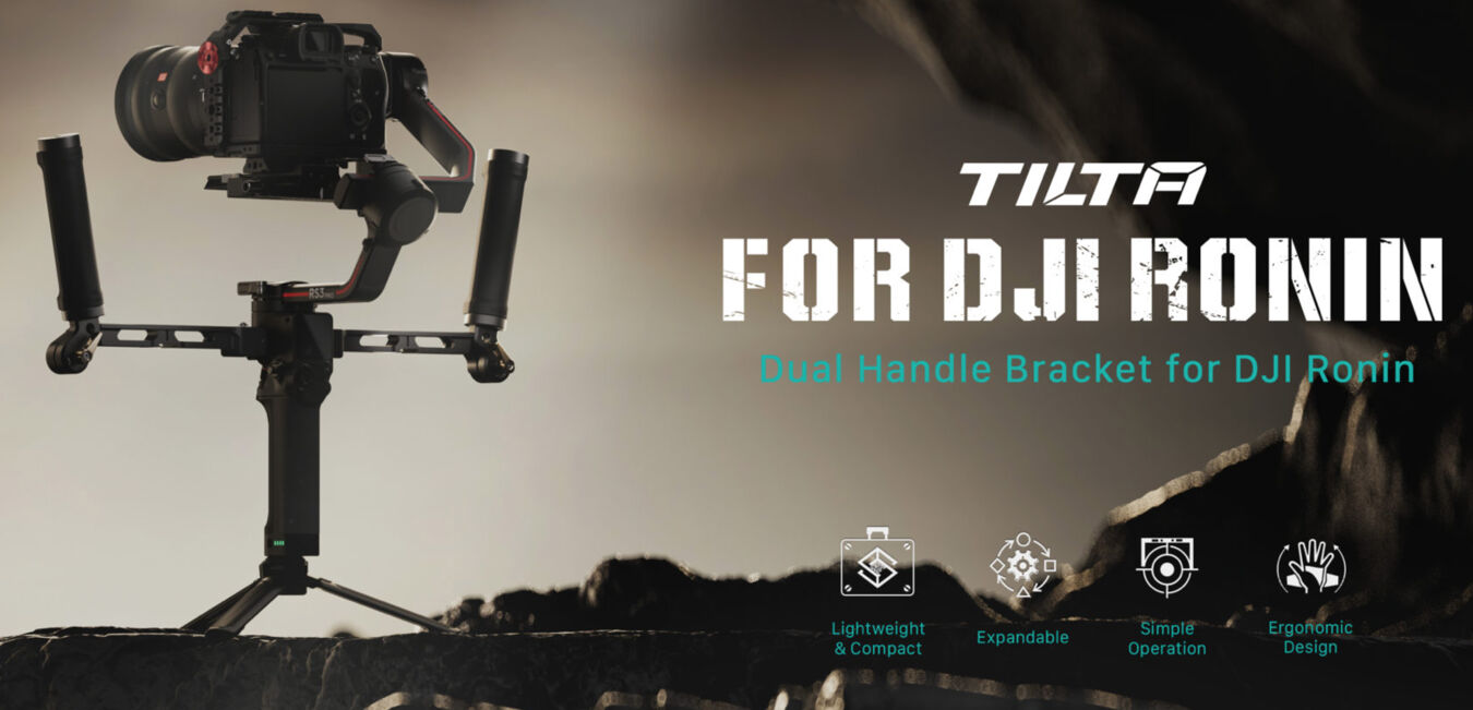 Tilta TGA-DHB2 Dual Handle Bracket for DJI RS2, RSC2, RS 3/3 Pro and RS 4/4 Pro/RS5