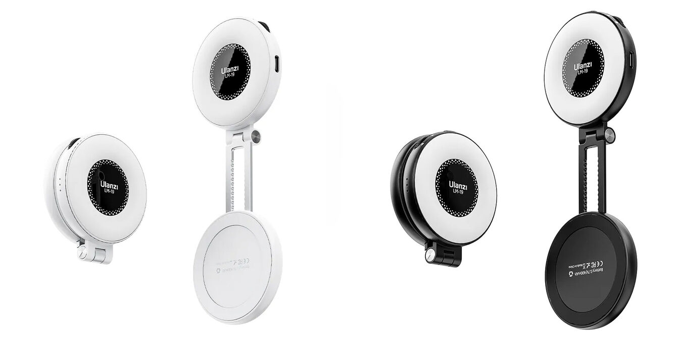 Lampa LED Ulanzi LM19 Magsafe - WB (2500 K - 8500 K) - biała