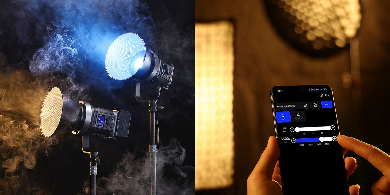 Lampa LED Ulanzi V-120C - RGB, WB (2700 K - 6500 K)
