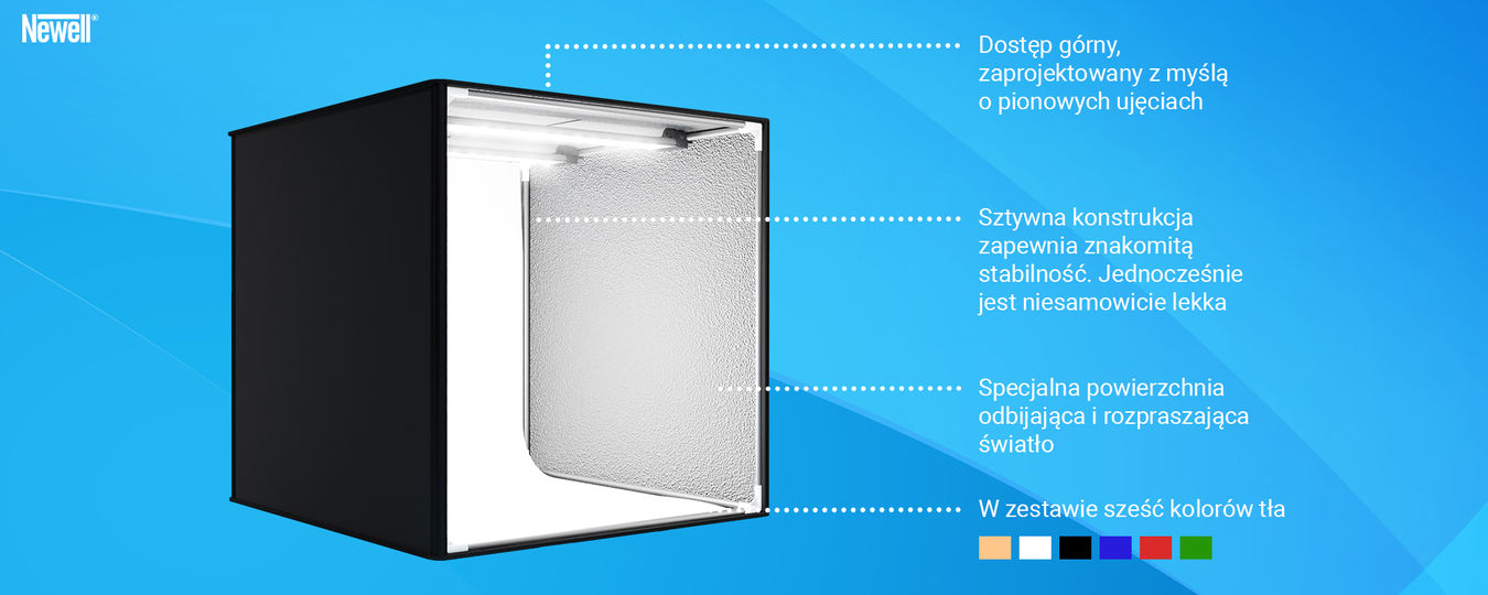 Namiot bezcieniowy Newell M40 II z oświetleniem LED