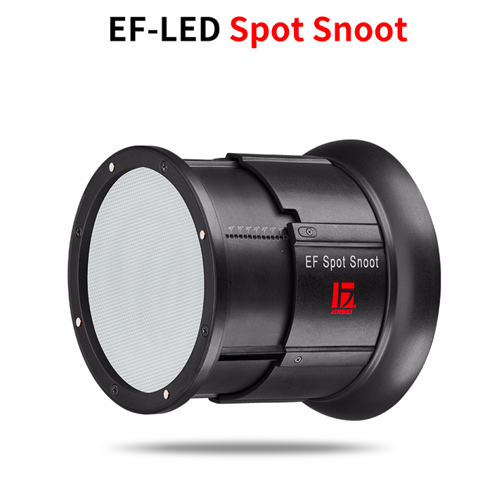 Jinbei strumienica EF-LED Spot Snoot z zestawem filtrów
