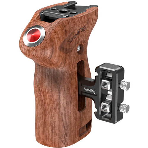 SmallRig 3323 drewniany dwustronny uchwyt boczny z funkcją START/STOP