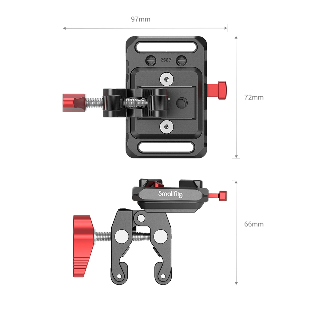SmallRig 2989 mini V-Mount Battery Plate (Crab mount) - mocowanie akumulatorów