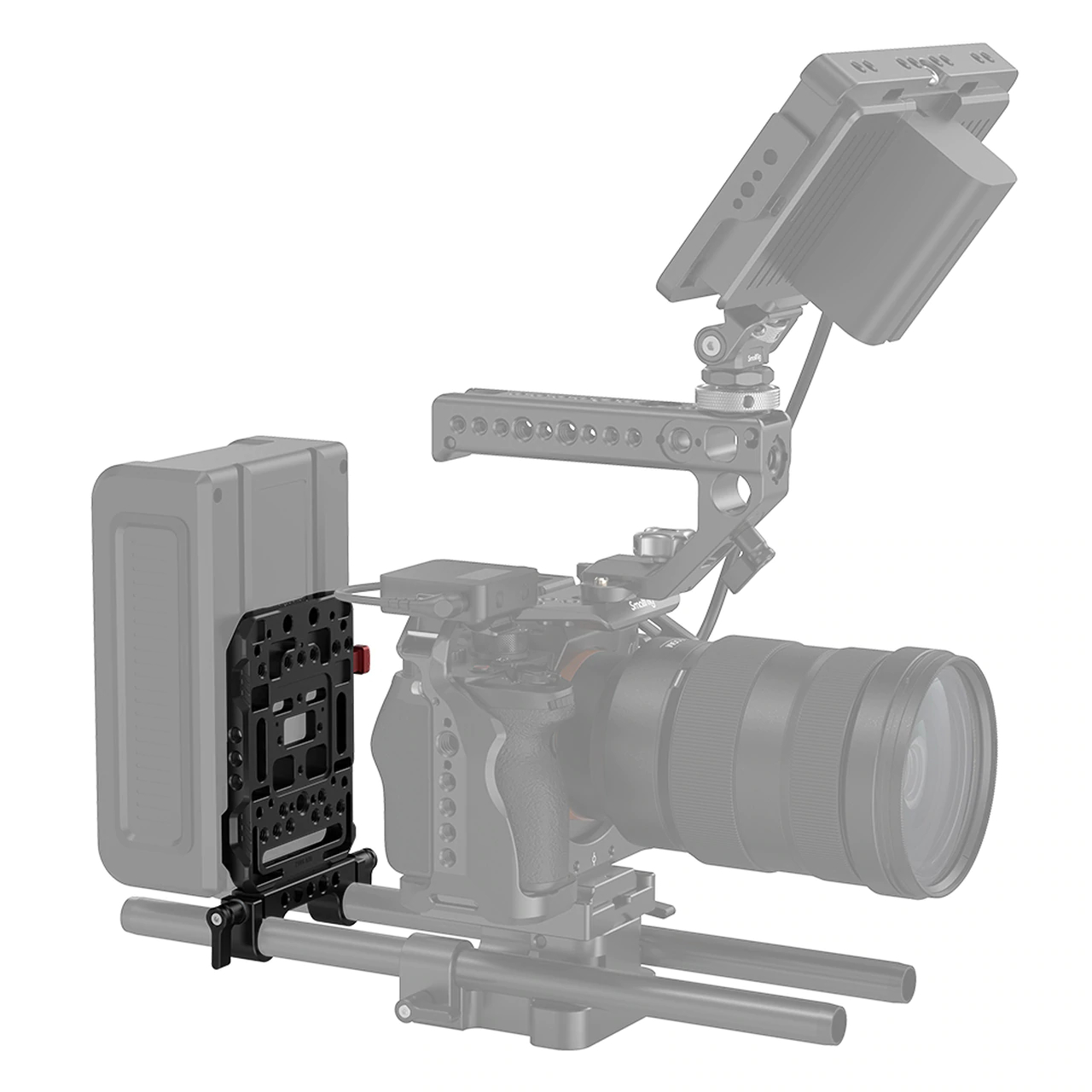 SmallRig 2991 V-Mount Battery Plate - regulowane mocowanie akumulatorów