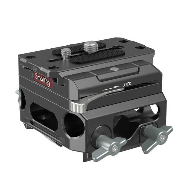 SmallRig 3067 Lightweight Baseplate with 15mm Rod Clamp - baseplate