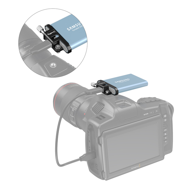 SmallRig 3300 Cable Clamp T5 SSD do BMPCC 6K PRO - zabezpieczenie dysku