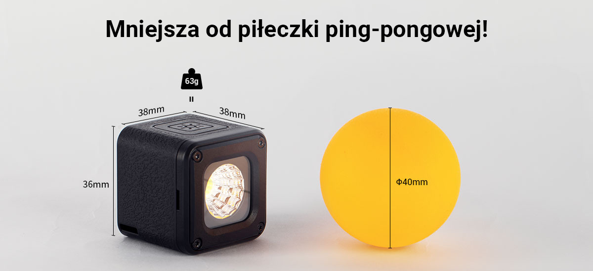 SmallRig 3469 lampka LED RM01 Video Light Kit (3 sztuki)