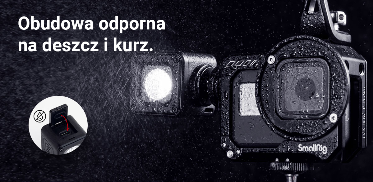 SmallRig 3469 lampka LED RM01 Video Light Kit (3 sztuki)