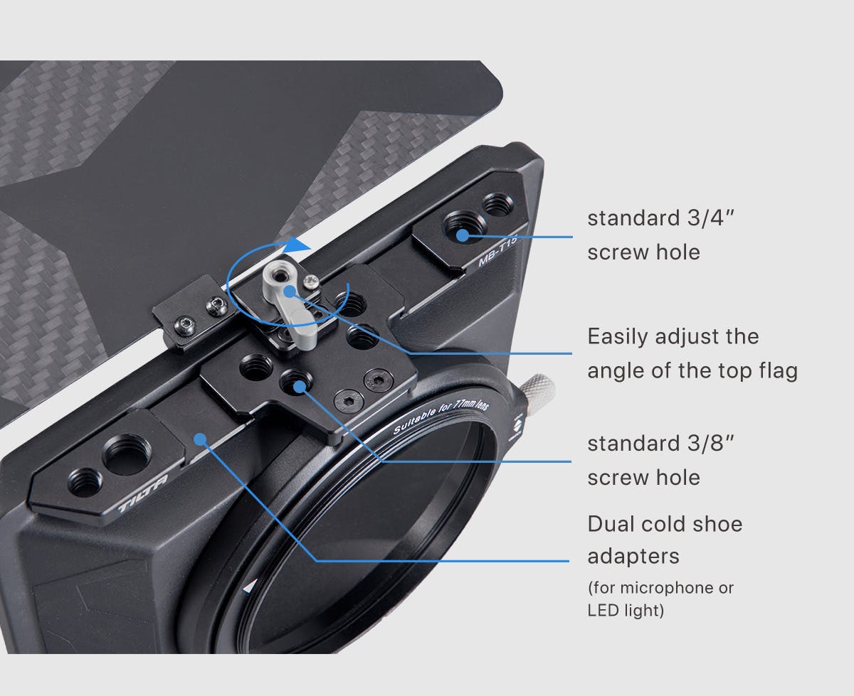 Tilta MB-T15 Mini Matte Box lekkie i kompaktowe kompendium