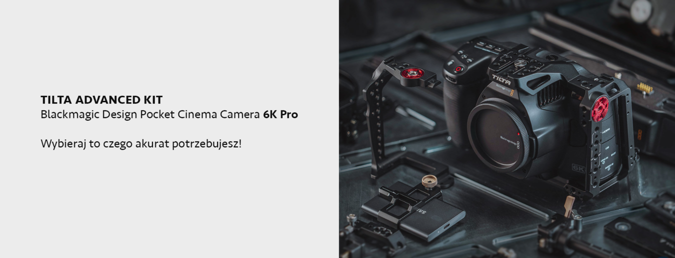 Tilta Advanced Kit (TA-T11-A-B) - klatka wraz z akcesoriami do Blackmagic Design Pocket Cinema Camera 6K Pro (Black)