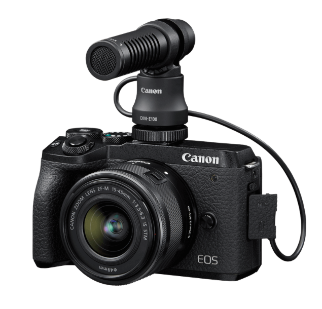 Mikrofon kierunkowy Canon DM-E100 (w zestawie z osłoną przeciwwiatrową)
