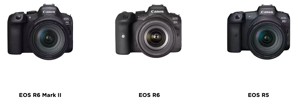 porównanie model eos r6 markii, eos r6, eos r5