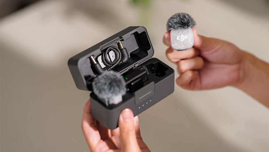 Zestaw bezprzewodowy DJI Mic Mini 2S (2TX + 1RX + etui ładujące)