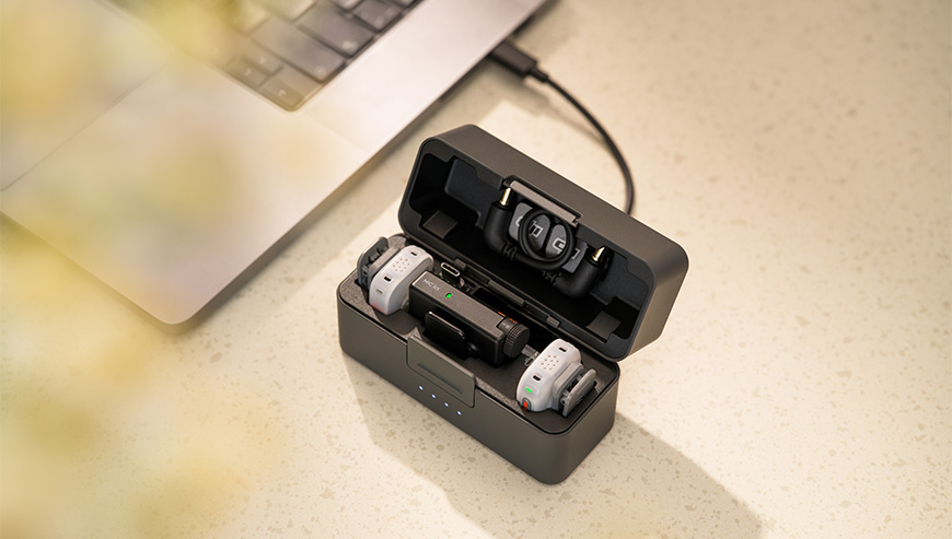 Zestaw bezprzewodowy DJI Mic Mini 2S (2TX + 1RX + etui ładujące)