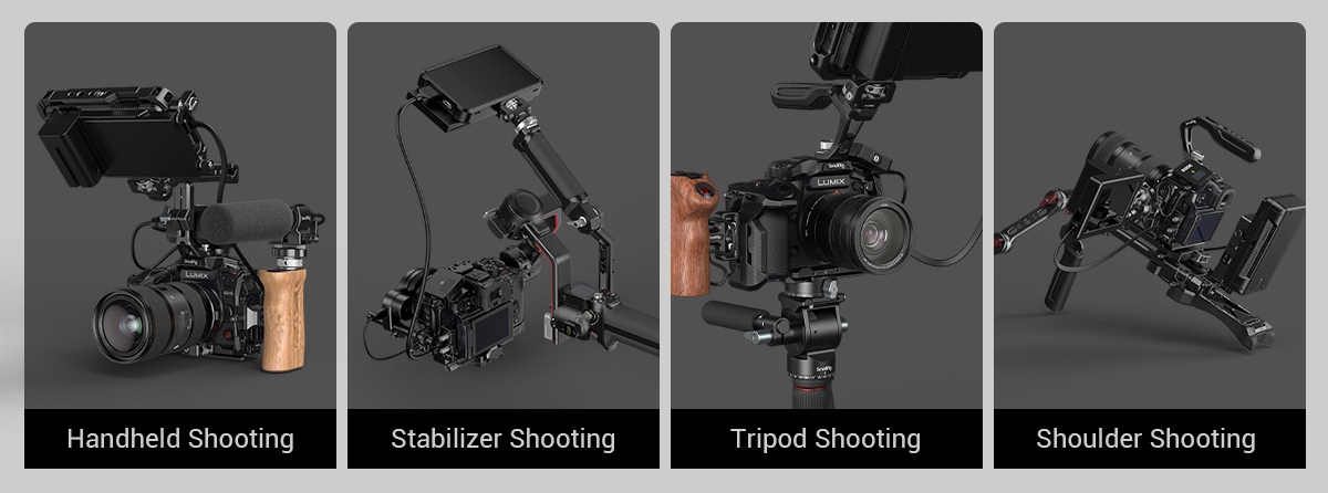 Klatka SmallRig 3441 “Black Mamba” do Panasonic Lumix GH6 - Professional Kit