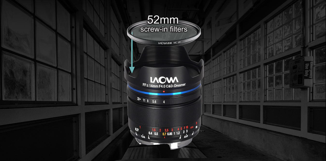Obiektyw Laowa 14 mm f/4,0 FF RL Zero-D - mocowanie Canon RF