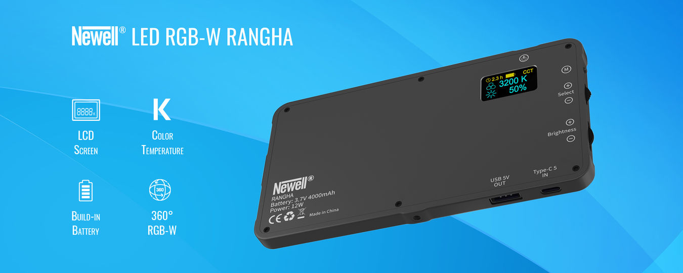 Lampa LED Newell RGB-W Rangha