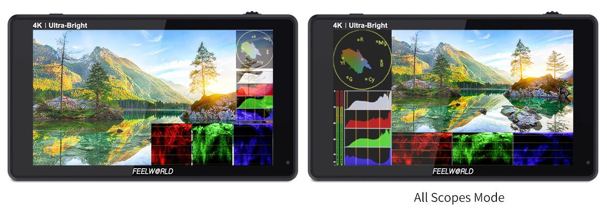 Monitor podglądowy Feelworld LUT6 - HDR 3DLUT 2600nit