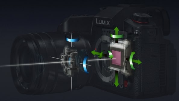 zdjęcie przedstawiające stabilizację w pięciu osiach a lumix DC-GH6