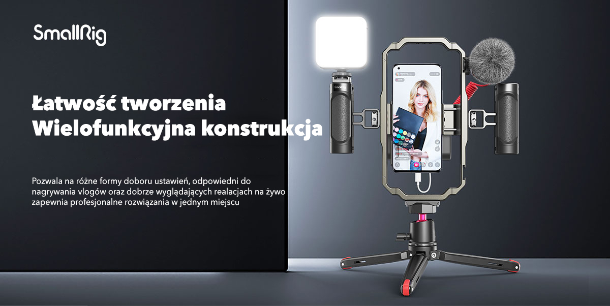 SmallRig 3384 Profesjonalny zestaw Video Rig Kit dla Smartfonów