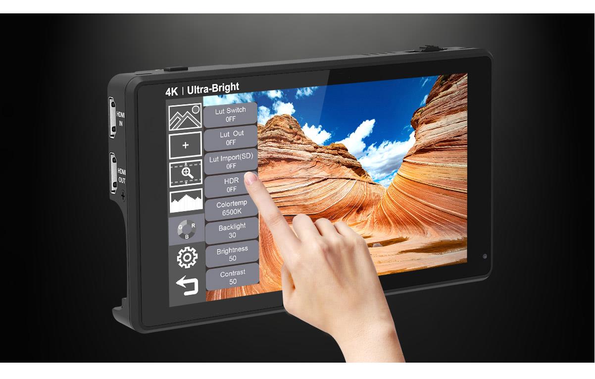 Monitor podglądowy Feelworld LUT6 - HDR 3DLUT 2600nit