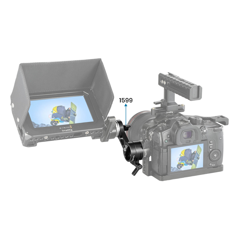 SmallRig 1583 EVF Mount Nato Clamp & ARRI - mocowanie monitora