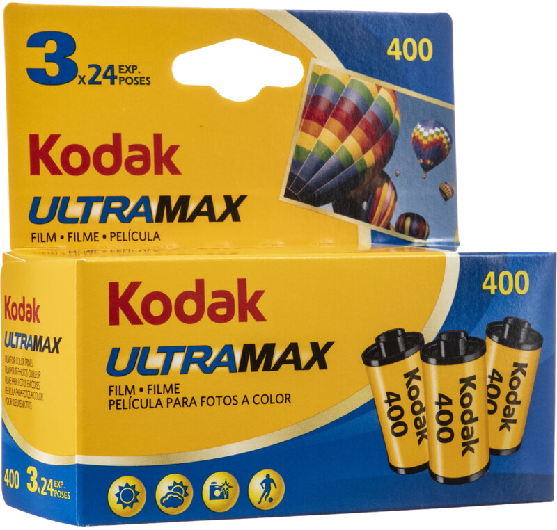 Film kolorowy KODAK ULTRAMAX 400 [135/24 zdjęcia] (3-pack)