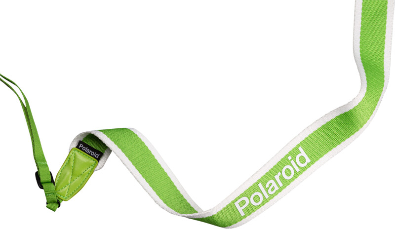Pasek Polaroid FLAT Green Stripe