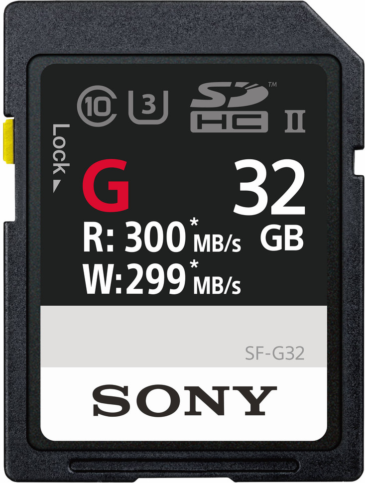 Karta pamięci Sony SDHC UHS-II 32GB (300MB/s) (SF-G32)