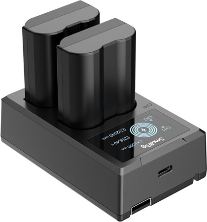 Zestaw, ładowarka dwukanałowa, 2x akumulator EN-EL15 SmallRig 3820