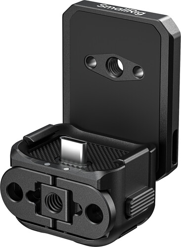 SmallRig 6359 Attachable Quick Release Backplate Mount Support with USB-C Port for DJI Osmo Pocket 4
