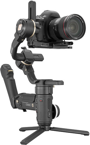 Stabilizator Zhiyun-Tech Crane 3s z udźwigiem aż 6,5kg (wersja z rączką Smart)