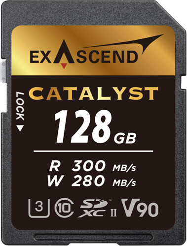 Karta pamięci Exascend SDXC 128GB Catalyst V90 (300/280 MB/s) (EX128GSDU2)