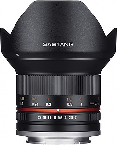 Obiektyw Samyang 12mm f/2,0 NCS CS czarny (Canon M)