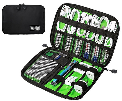 Organizer etui na kable pendrive karty pamięci