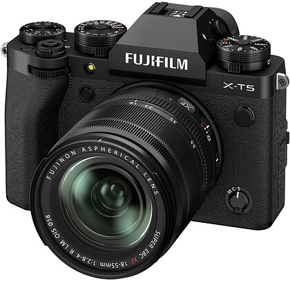 Bezlusterkowiec Fujifilm X-T5 czarny + XF 16-80mm f/4 OiS R W | 1000 zł rabatu na obiektywy XF oraz ładowarka+akumualtor gratis