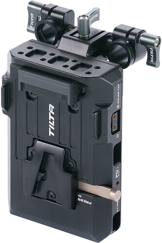 Tilta TA-BTP3-V-B Tiltaing Smart V Mount Battery Plate - Black