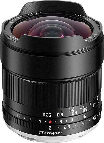 Obiektyw TTArtisan 10mm F/2.0 - Nikon Z (APS-C)